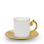 Aegean Sculpted Saucer & Espresso Cup