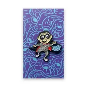 Pee-wee Trick-or-Treating Enamel Pin