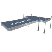 12' T-Shaped Aluminum - Hardware and Frames Only