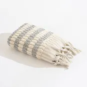 Terry Cotton Hand-loomed Turkish Hand Towels - Light Grey