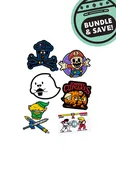6 MINI STICKER BUNDLE - Gamer Goodies