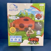 AirFort - Ladybug | Inflatable Fort for Kids | Sets Up in Seconds