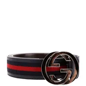 114984 Web Canvas Interlocking G Belt Size 110/44 Navy