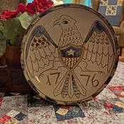1776 Eagle with Shield Plate