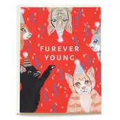 Cats in Hats Birthday Card