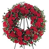 Red Regards Wreath  TF207-3