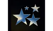 Acrylic Mirror Stars