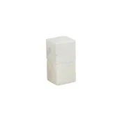 White Marble Cube Salt & Pepper