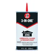 3-IN-ONE 10038 Drip Oil, 8 oz Bottle, Liquid, Faint Citronella