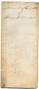 1834 Estate Settlement, Moses Miller, Beaver Co., PA