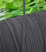 1/8" Black Elastic - 20 Yard Bundle
