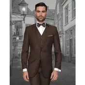 3 Pc Solid Color Slim Fit Men's Suit Set — AVA Formals and Laney Bridal