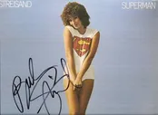 BARBRA STREISAND Autographed “SUPERMAN” ALBUM!