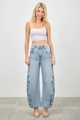 Bloom & Barrel Embroidered Jeans