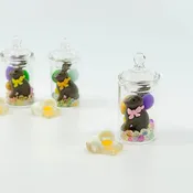 Chocolate Bunny Easter Jar