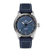 Altitude 39mm Blue Dial Leather Strap