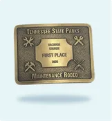 TN State Parks Belt Buckle