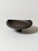 AEKA Object Footed Flat Bowl, Black
