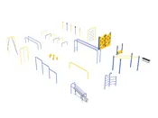 16 Piece Premier Kids Gym Course
