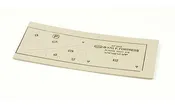 2002 Vinyl Diecut Parts Sheet P