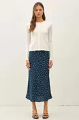 The Aldo Polka Midi Skirt