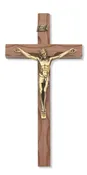 10 In Walnut Stain Crucifix - Made in USA (79-42481)