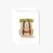 Camp Backpack Mini Notecard