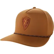 Camel Rope Caddy Hat with Tonal Shield