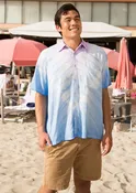 Abstract Men's Hawaiian Tie Dye Shirt