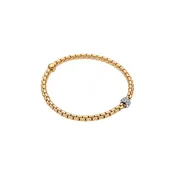 EKA Flex’it Bracelet in 18K Gold with Diamond Pavé Rondel 73301BX_PB