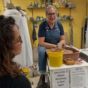 Saturday, Sept 26: 4-6:15pm with Vicky, One-Night Wheel — The Clay School