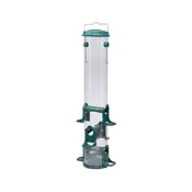 Backyard Essentials Cardinal Acrylic & Metal Mammoth Seed Tube Bird Feeder