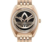 Adidas Men's Edition One AOFH23009 Black Dial Rose Gold Watch 39mm Quartz NEW