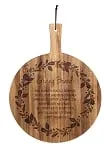 16" round giving charcuterie board