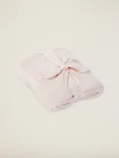 Barefoot Dreams CozyChic Lite® Ribbed Baby Blanket-Pink