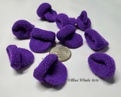 Mini Knit Hat – Bright Purple  1 Hat