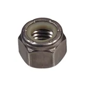 10-24 Stainless Steel Nylon Locknut – Self-Locking Vibration-Resistant Nut