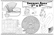 Asian Restaurant Imprint Placemat