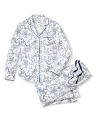 Petite Plume Twill Pajama Set in Timeless Toile