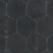 Affinity Tile Retro Hex Nero 14-in x 16-in Matte Porcelain Wood look Hexagon Floor and Wall Tile