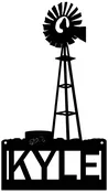 DIY - 10" x 17.75" Windmill Name Sign - J. Dub's Metalworks