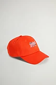 Casquette de baseball en sergé de pur coton - Unisex - Orange