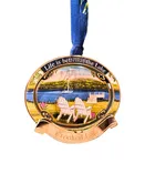 Crooked Lake 24kt Gold Finished Ornament