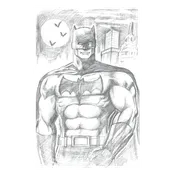 11x17 Batman Pencil Drawing by Jay Taylor - Exquisite Comic Art — On the Square Comics & Studio