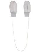 Children's Shearling Mittens with String