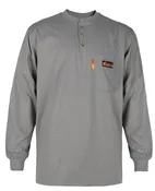 Comeaux FR Henley Shirt - 6oz Grey