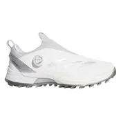 Adidas Adizero ZG BOA Spikeless Golf Shoes Cloud White/Silver Metallic/Light Solid Grey - FW25 Men