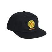 Autumn Headwear Twill Five Panel Snapback Hat - Black