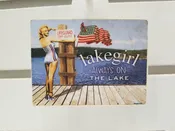 Always On The Lake Vinyl Sticker