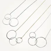 Aura Necklace • Three Hoops